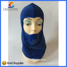 NINGBO LINGSHANG design your own high quality double layer thermal polar knitted custom balaclava fleece mask for neck warmer